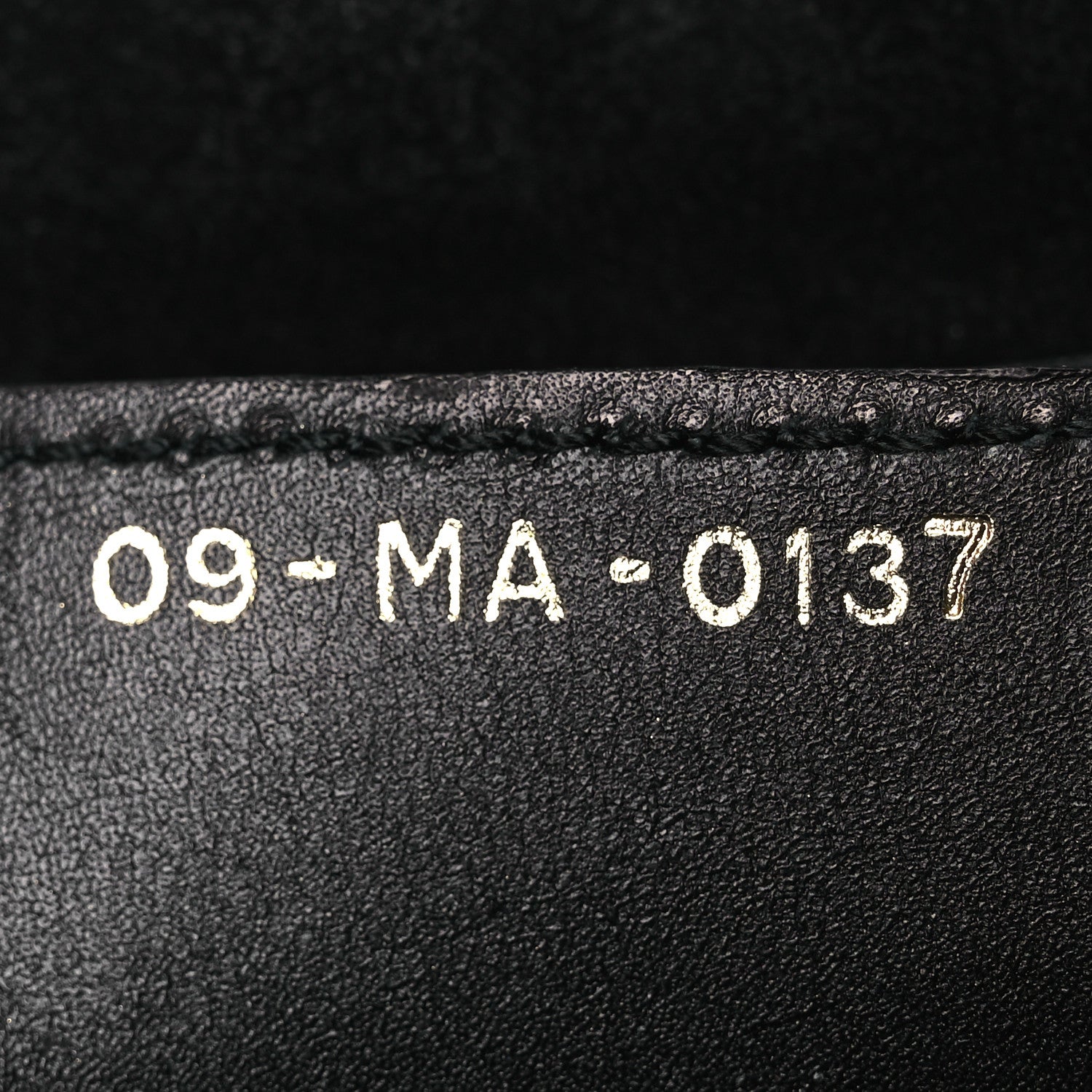 Calfskin D Fence Saddle Bag Black