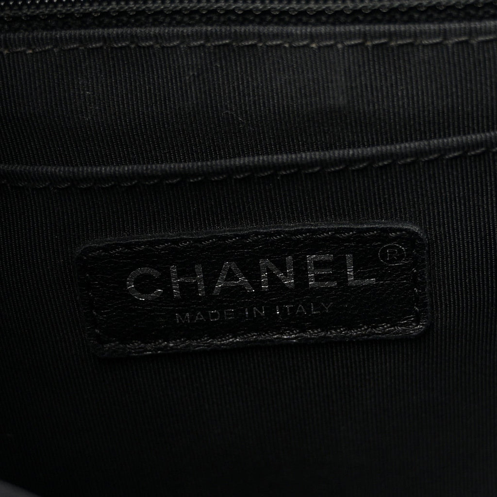 Calfskin Quilted Small Urban Spirit Backpack Black
