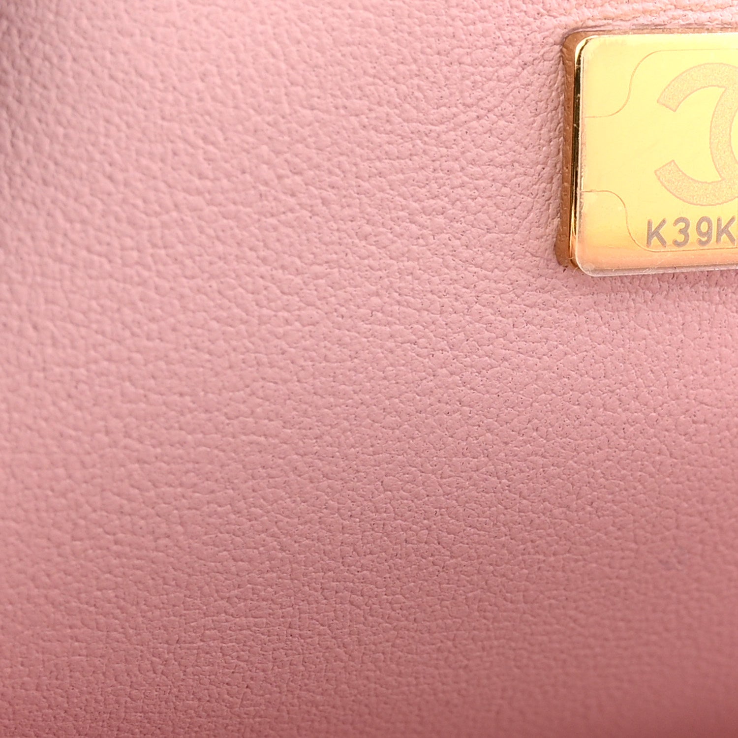 Lambskin Quilted Chain Frame Clutch Pink