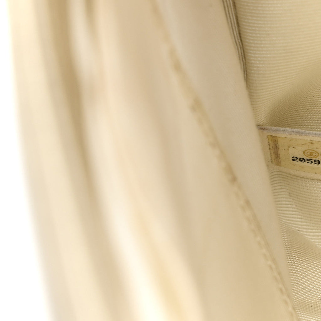 Lambskin Perforated Quilted New Medium Boy Flap Gold