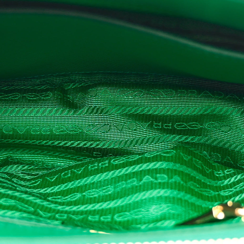 Saffiano Lux Mini Galleria Double Zip Tote Mango