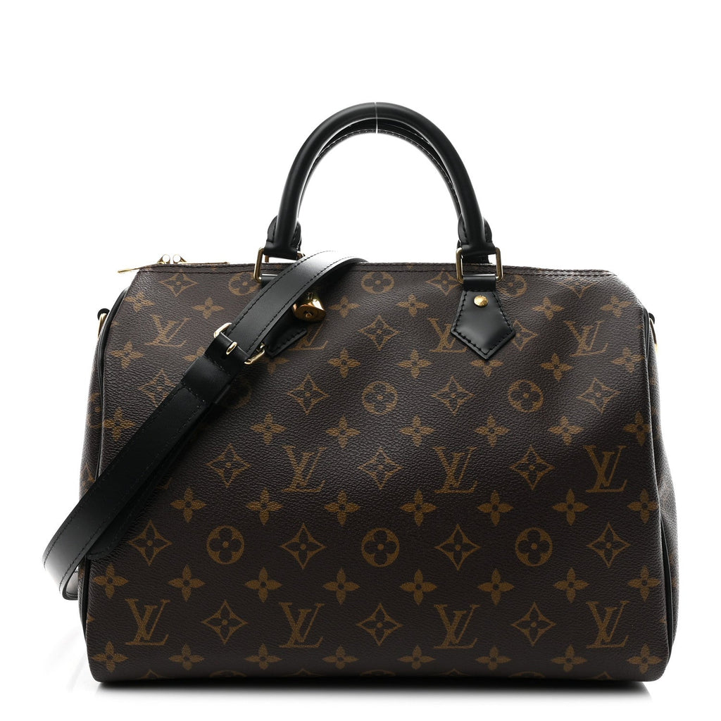 Monogram My World Tour Speedy Bandouliere 30 Black