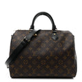 Monogram My World Tour Speedy Bandouliere 30 Black