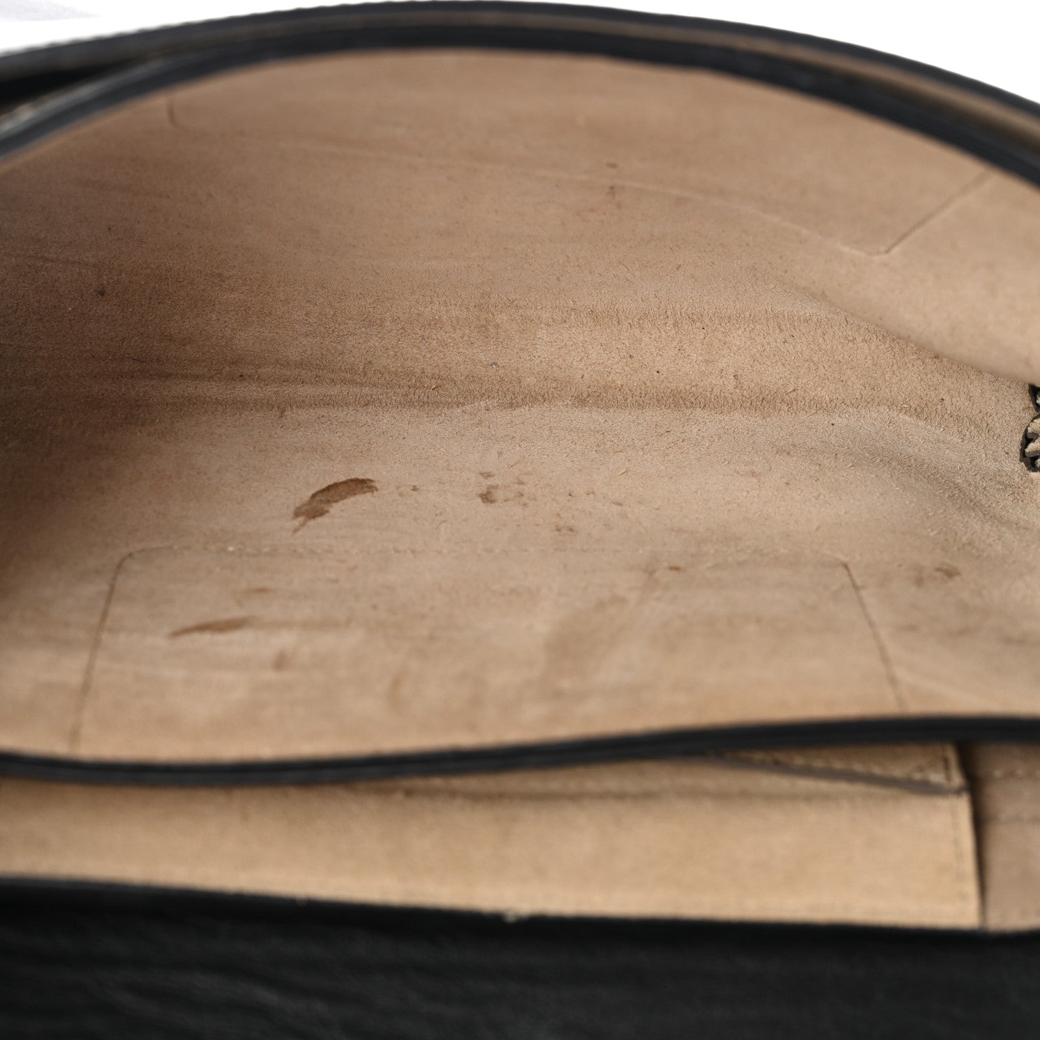 Suede Calfskin Small Faye Shoulder Bag Black