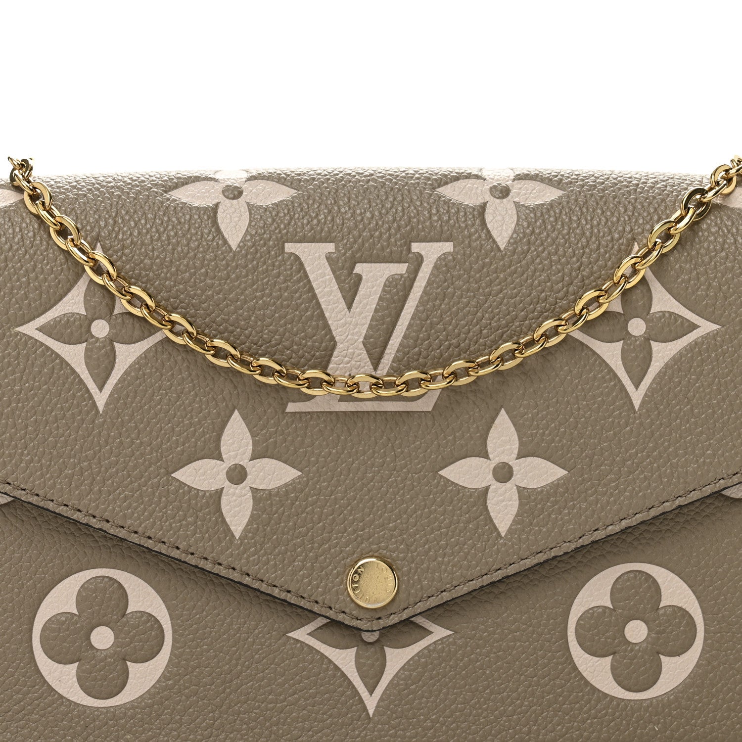 Empreinte Monogram Giant Felicie Pochette Tourterelle Creme