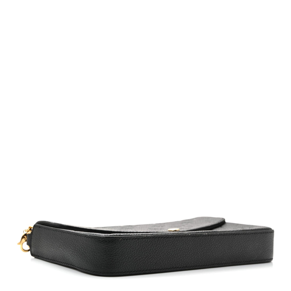 Empreinte Pochette Felicie Chain Wallet Black