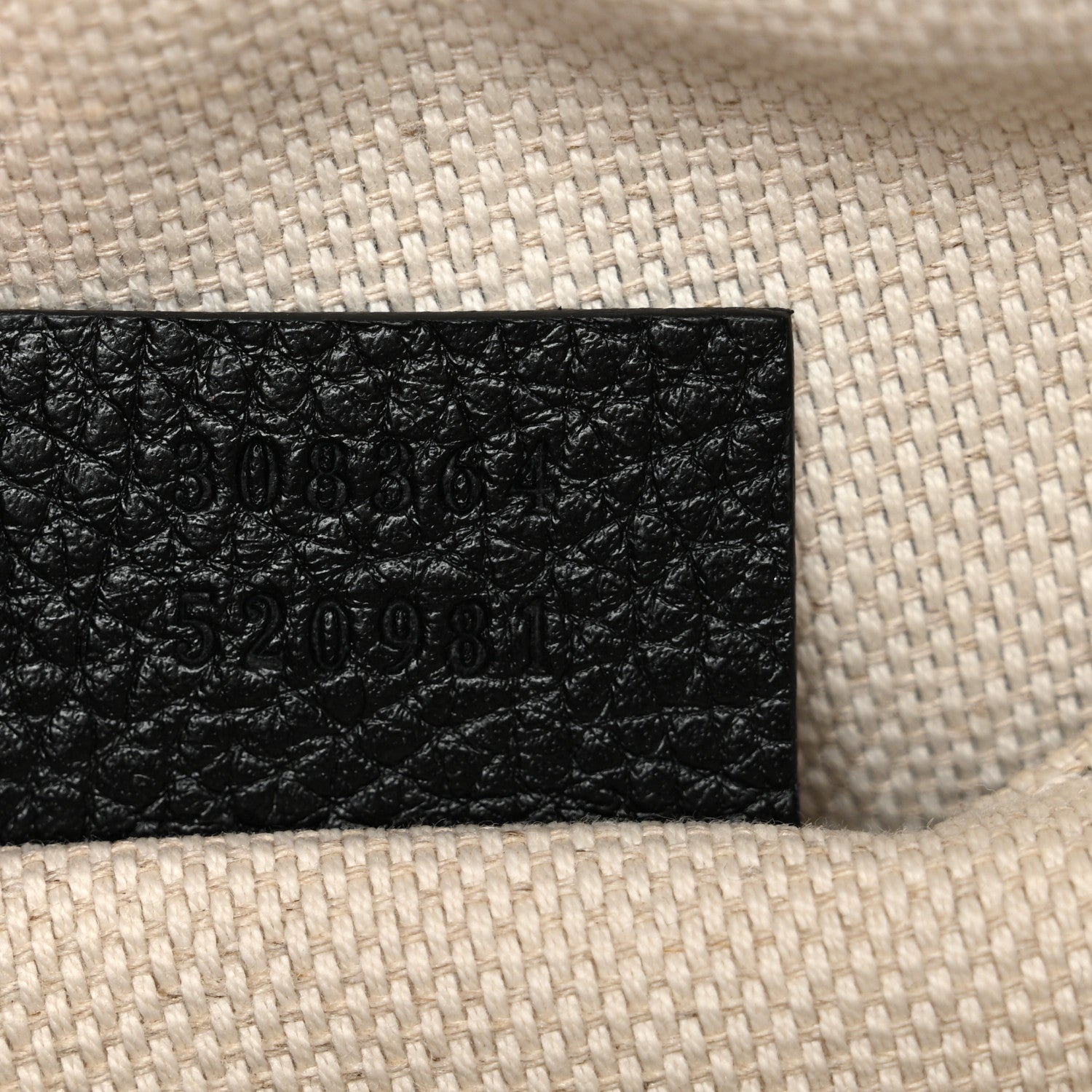 Pebbled Calfskin Small Soho Disco Bag Black