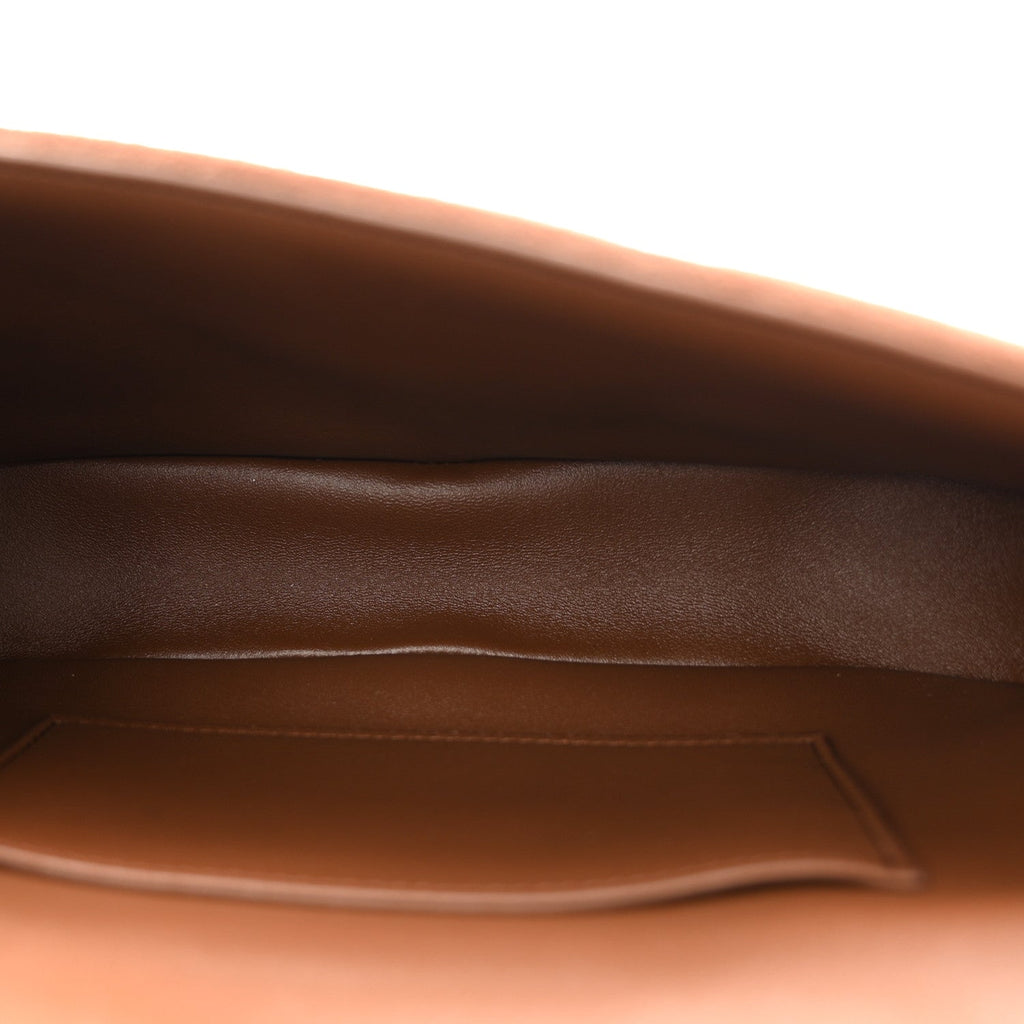 Suede Matelasse Quilted Chain Shoulder Bag Brown