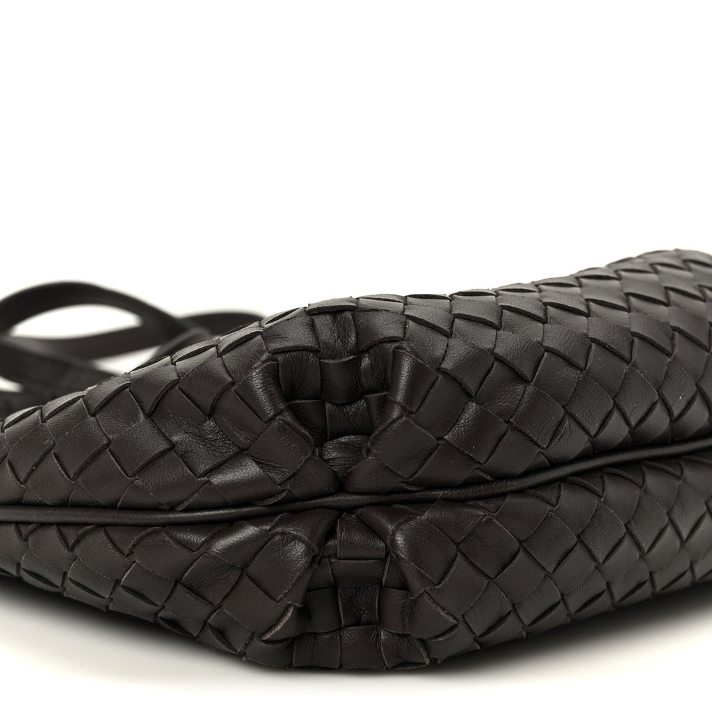 Nappa Intrecciato Crossbody Ebano