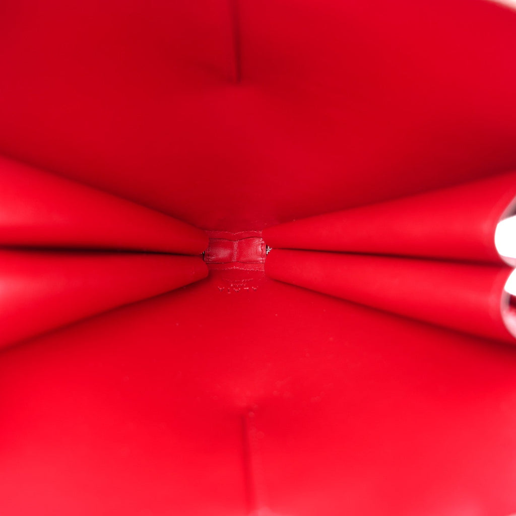 Lux Calfskin Le Coeur Bag Lacquer Red