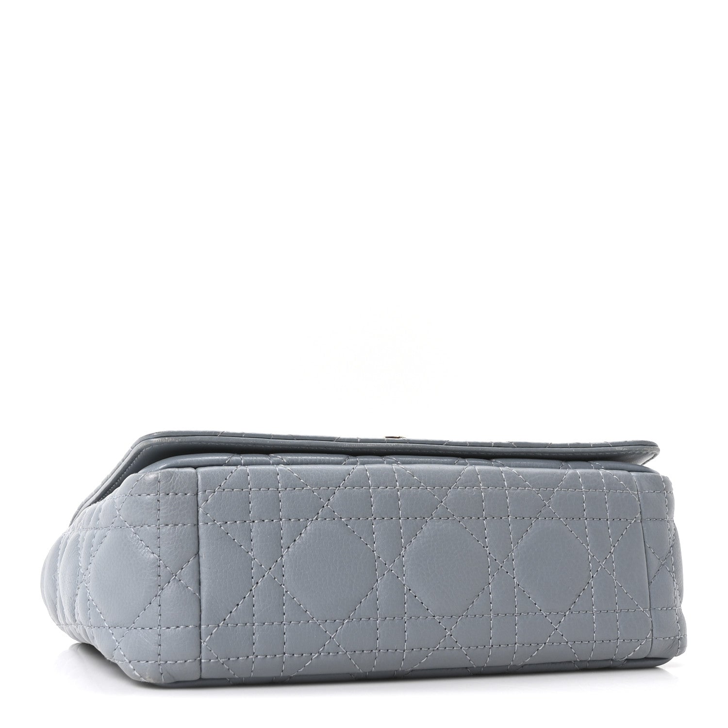 Calfskin Cannage Small Caro Bag Cloud Blue
