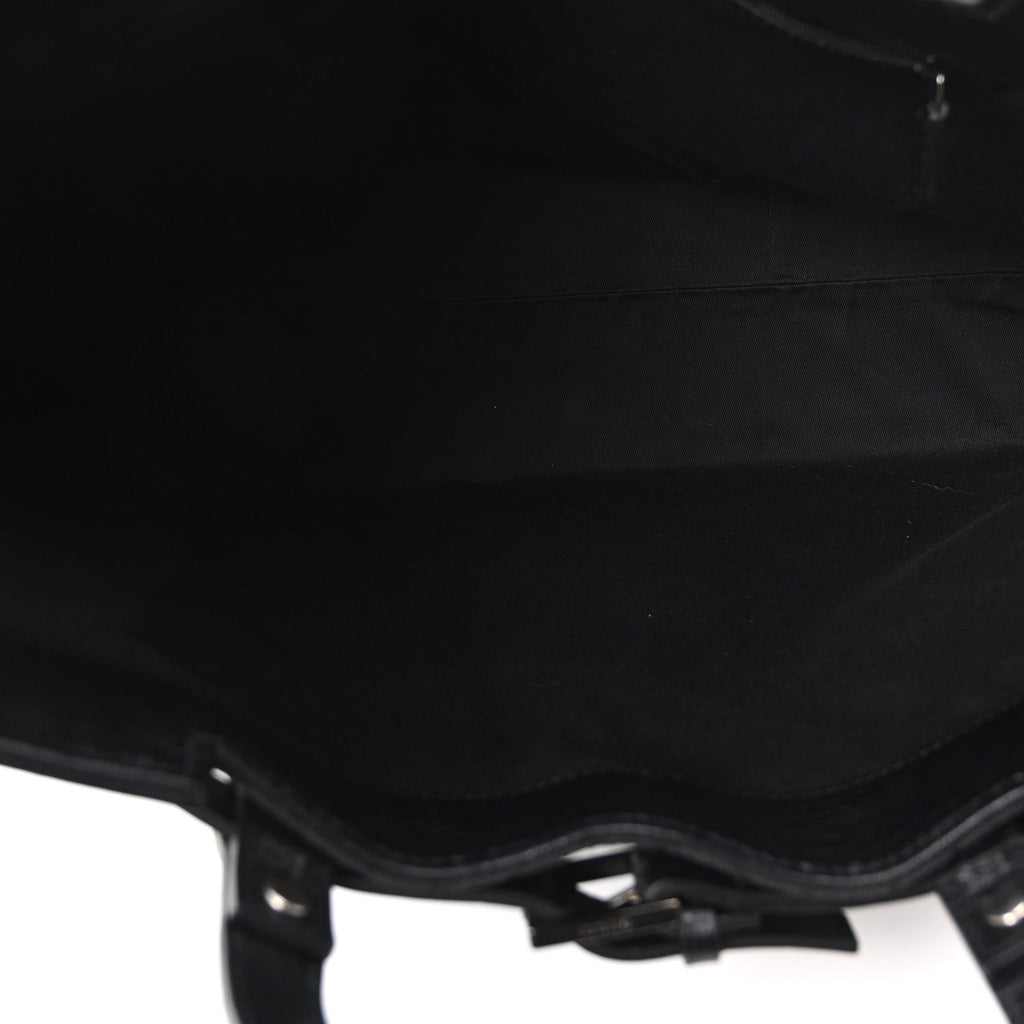 Monogram Large Tote Black