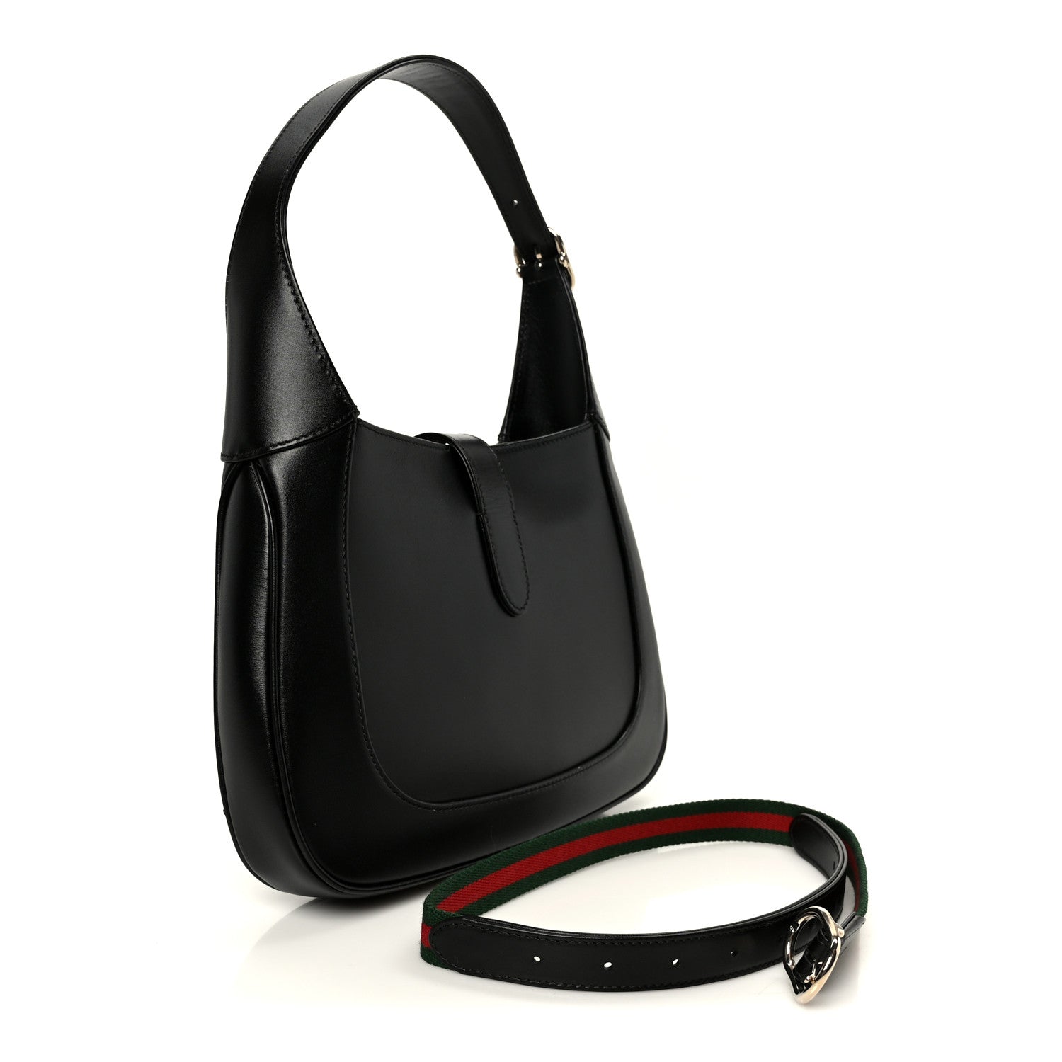 Boarded Dyana Lux Calfskin Medium Jackie 1961 Hobo Black