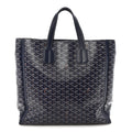 Goyardine Voltaire III Tote Navy