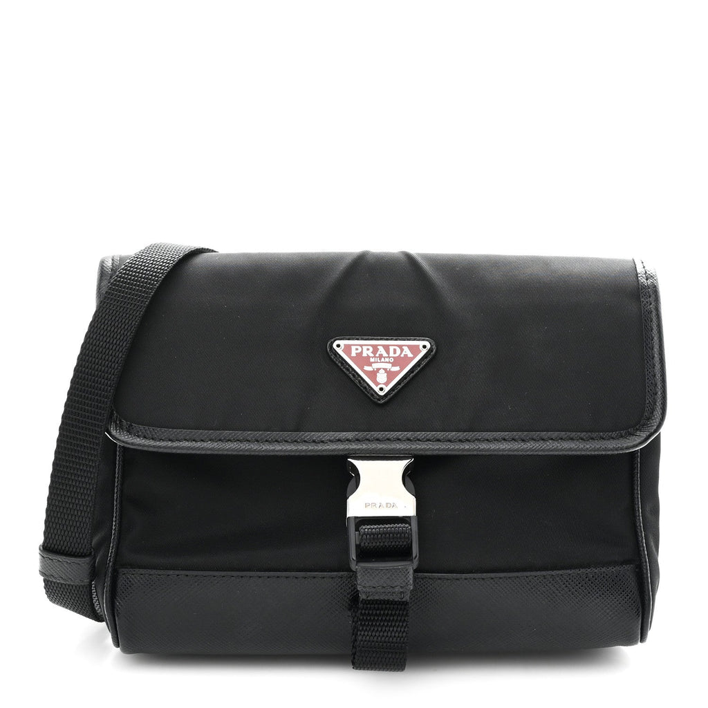 Re-Nylon Saffiano Lunar New Year Smartphone Case Crossbody Black
