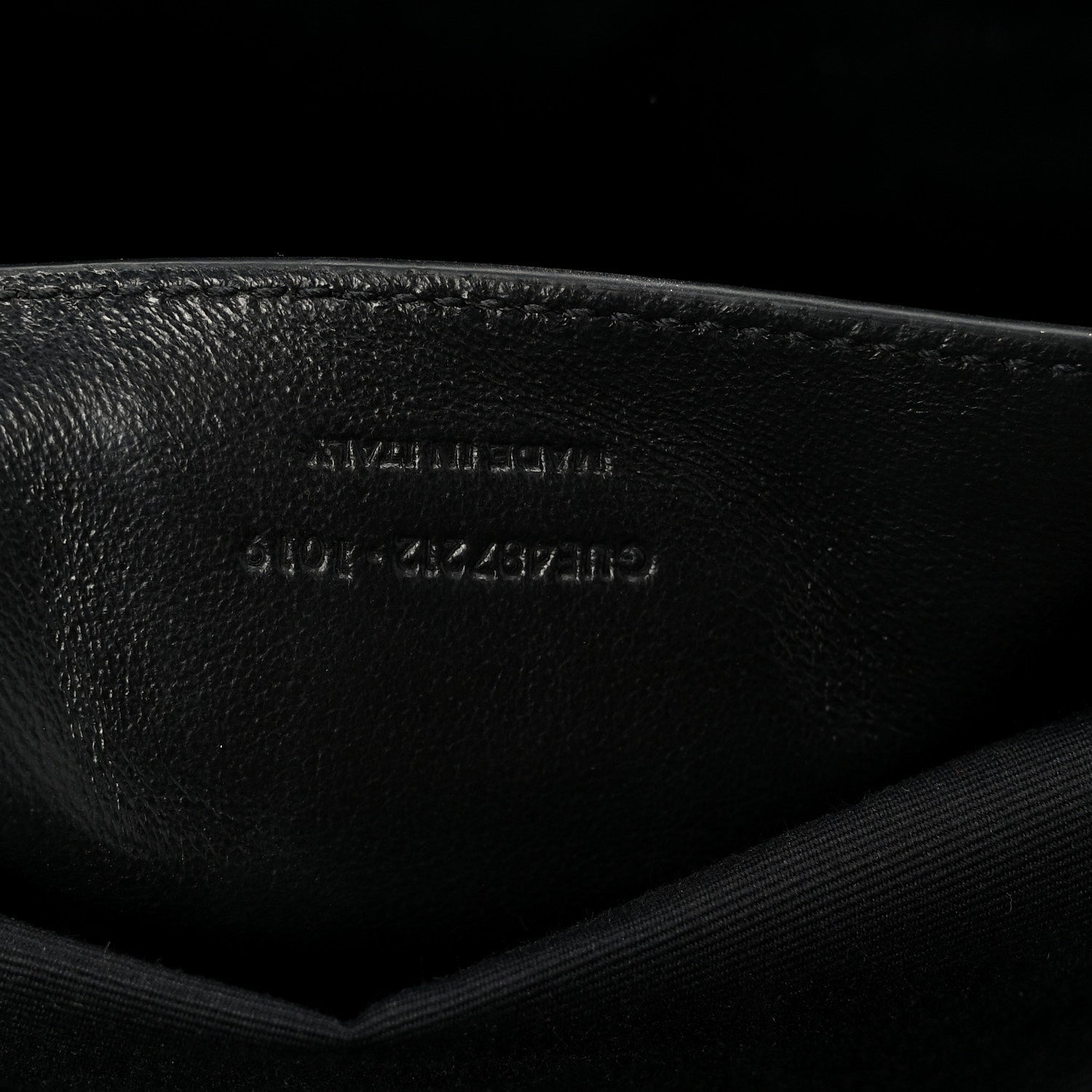 Sheepskin Matelasse Chevron Monogram Large College Satchel Black