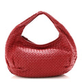 Nappa Intrecciato Medium Belly Veneta Hobo Rust