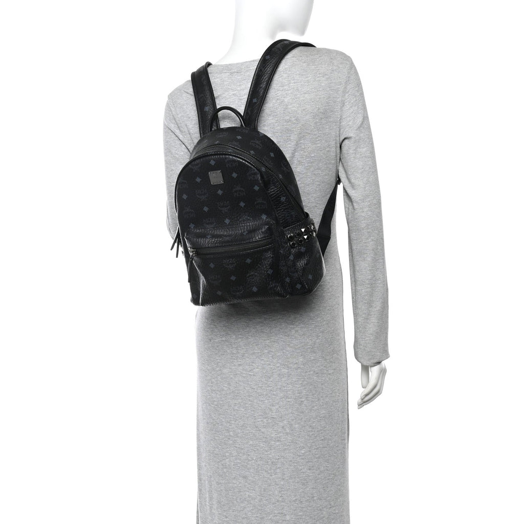 Visetos Small Side Stud Stark Backpack Black