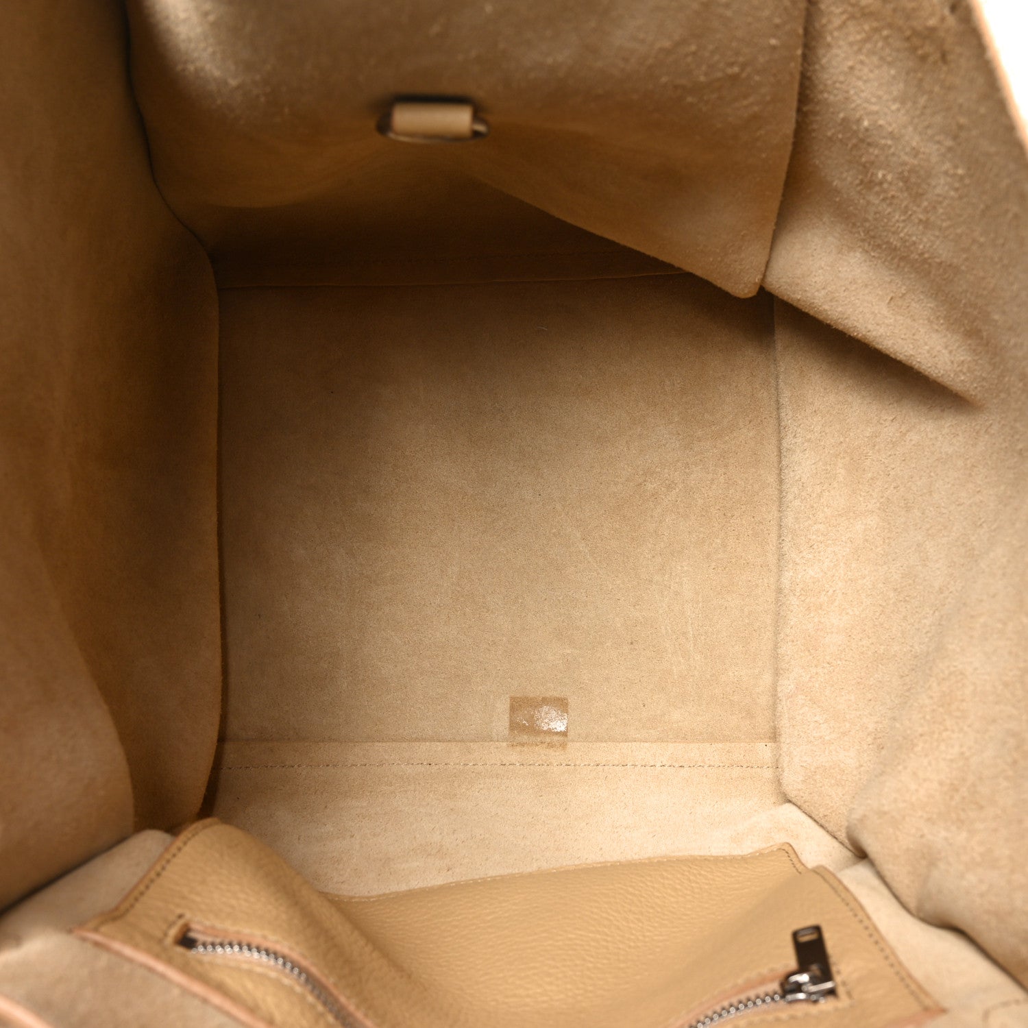 Supple Grained Calfskin Small Big Bag Sand