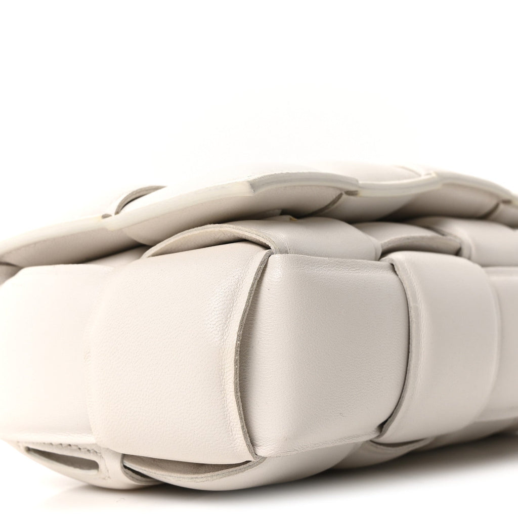Nappa Maxi Intrecciato Padded The Belt Cassette Bag Chalk