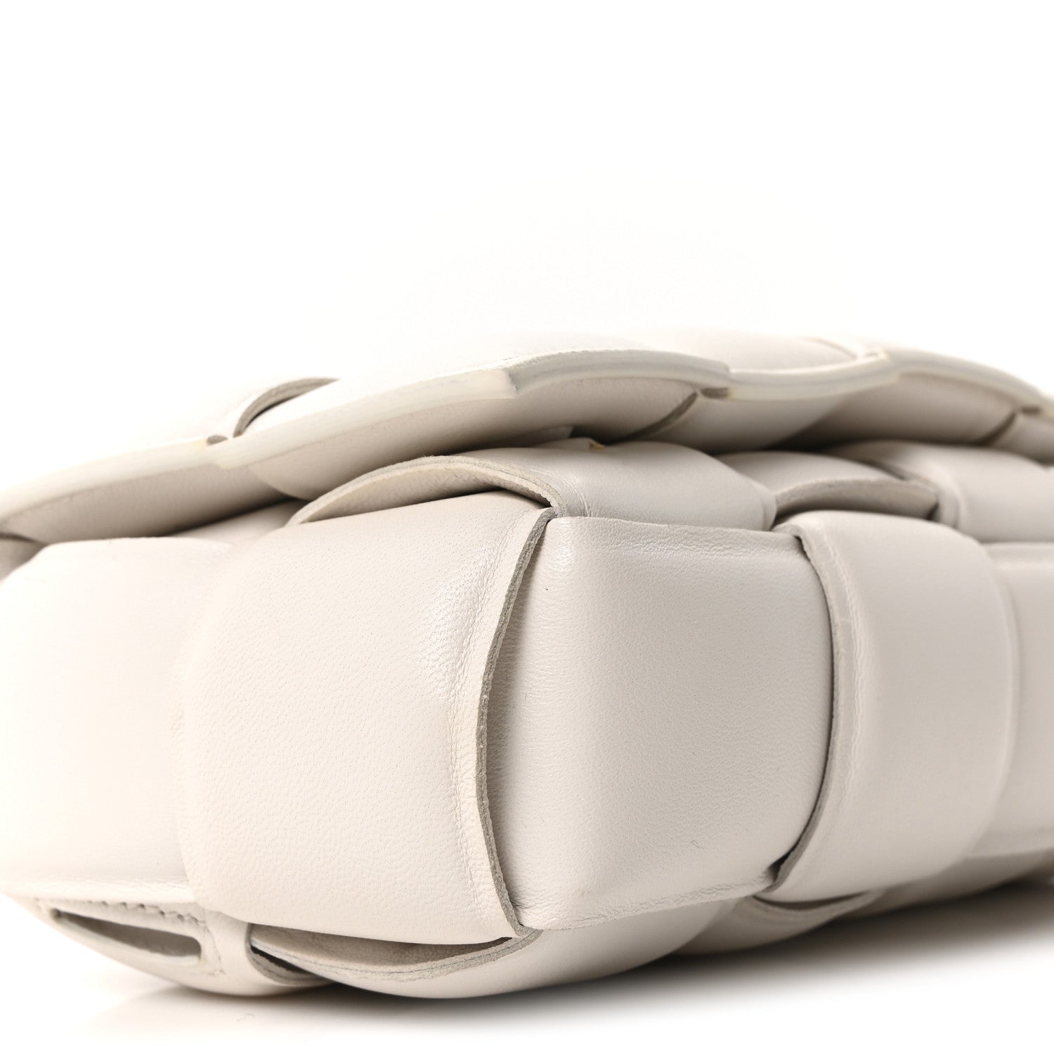 Nappa Maxi Intrecciato Padded The Belt Cassette Bag Chalk