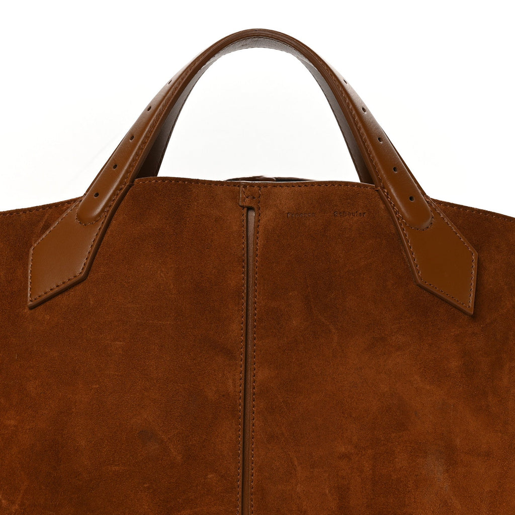 Suede Large Chelsea Tote Saddle