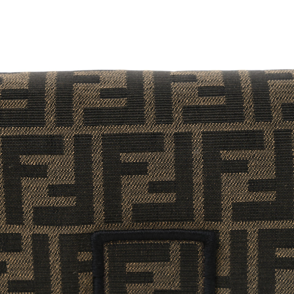 Fabric Jacquard FF 1974 Medium Baguette Tobacco Moro Black