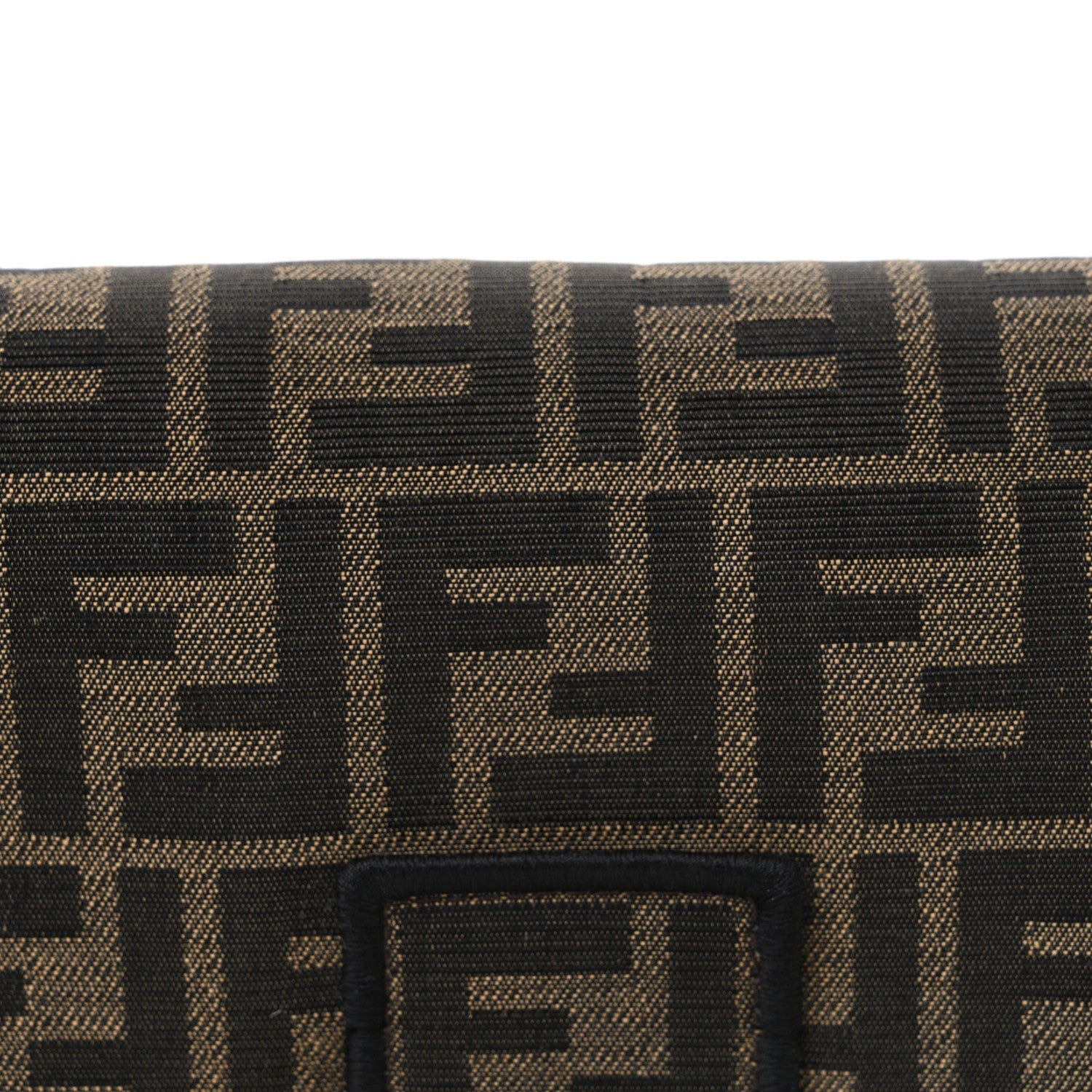 Fabric Jacquard FF 1974 Medium Baguette Tobacco Moro Black
