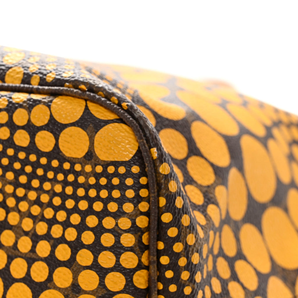 Monogram Kusama Waves Neverfull MM Yellow