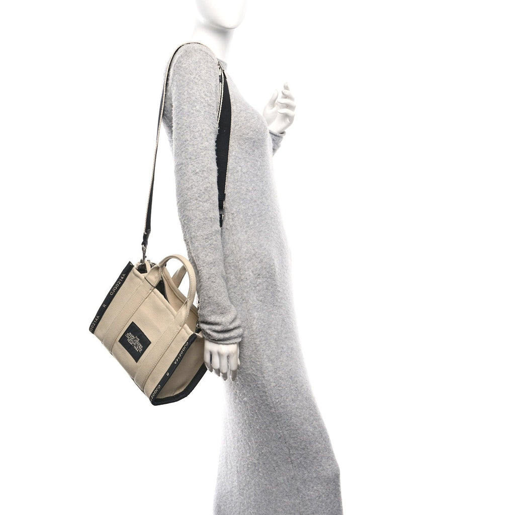 Jacquard Small The Traveler Tote Bag Warm Sand