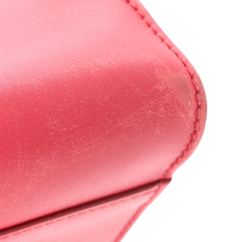 Calfskin Medium Sofia Shoulder Bag Red