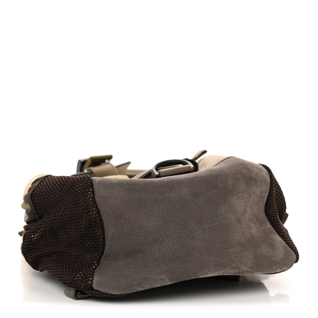 Nylon Nubuck G-Trail Small Sling Bag Taupe Anthracite Sand