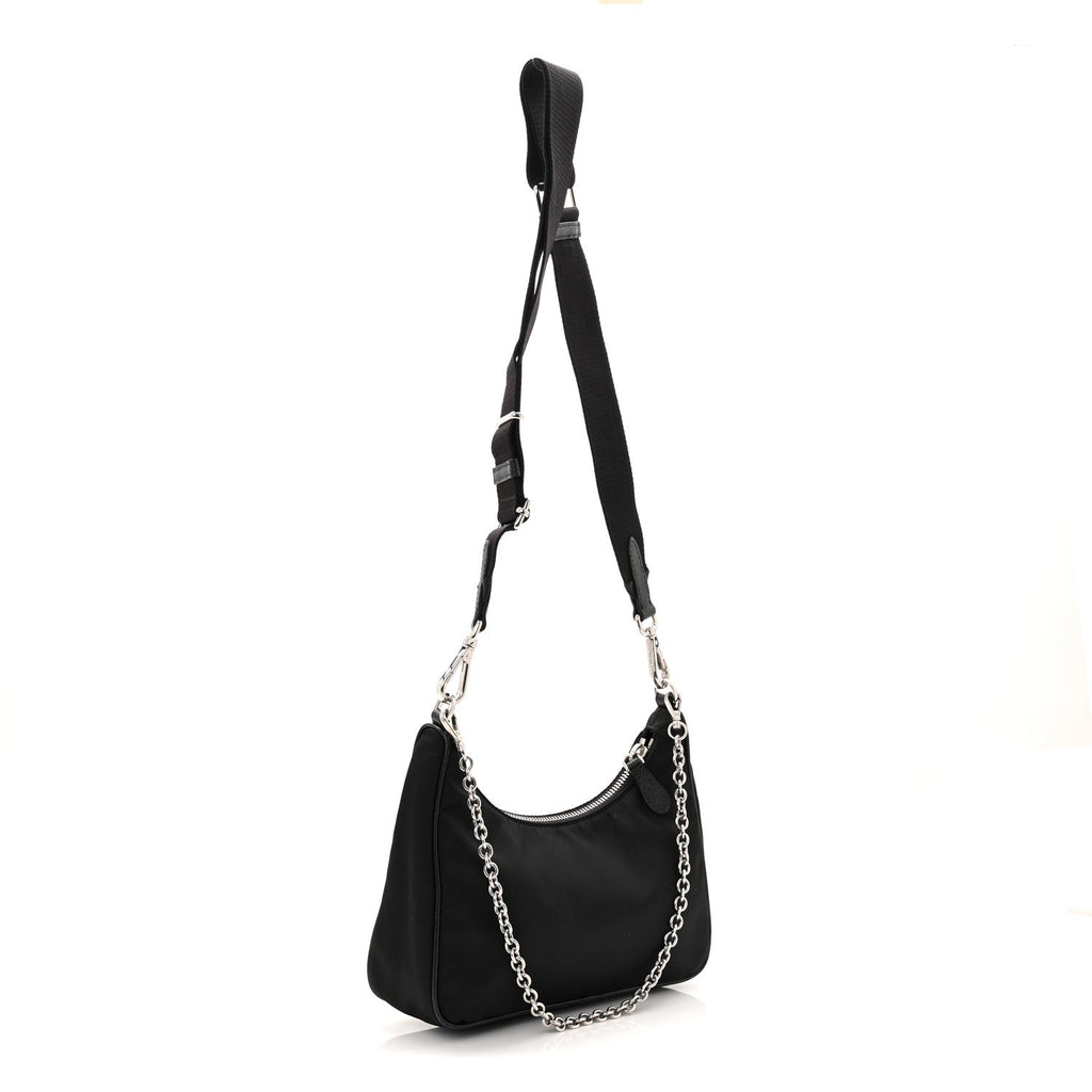 Nylon Re-Edition 2005 Shoulder Bag Black