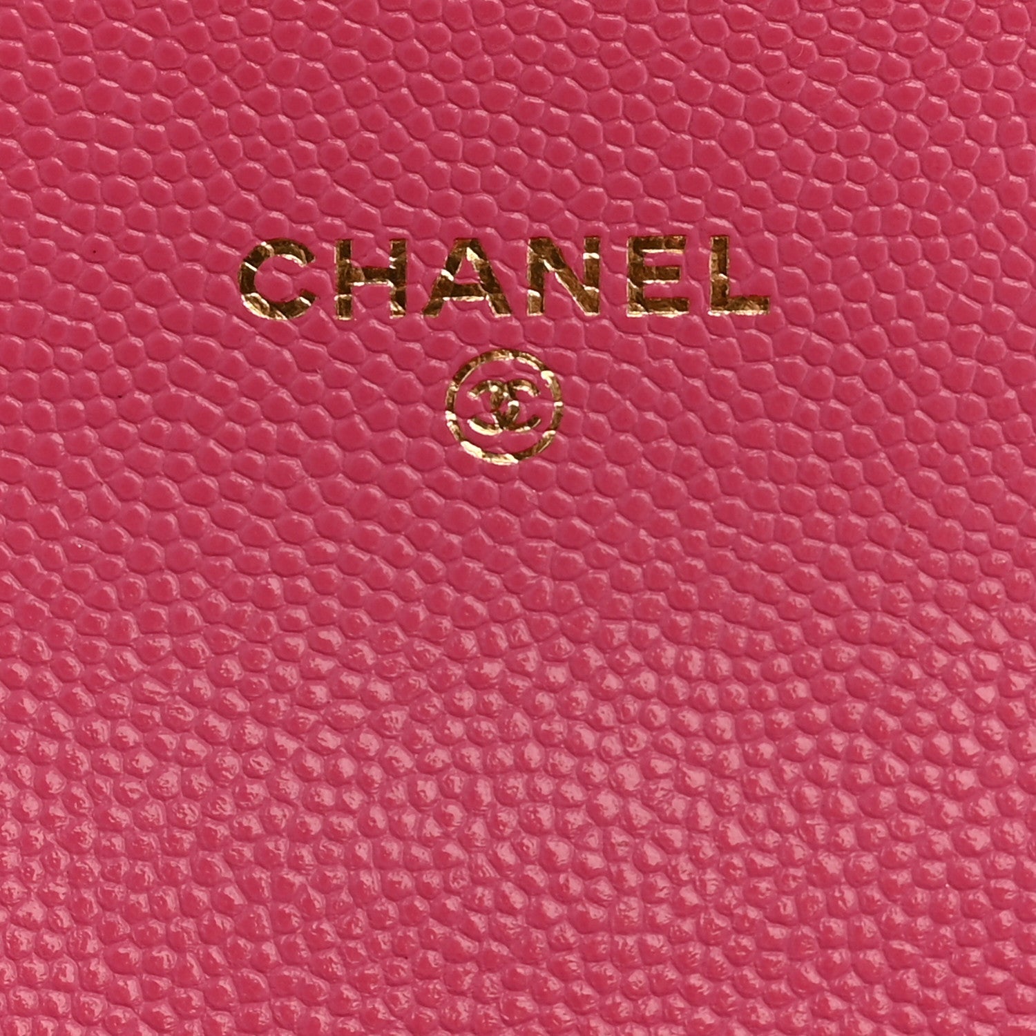 Caviar Quilted Flap  Holder Wallet Pink