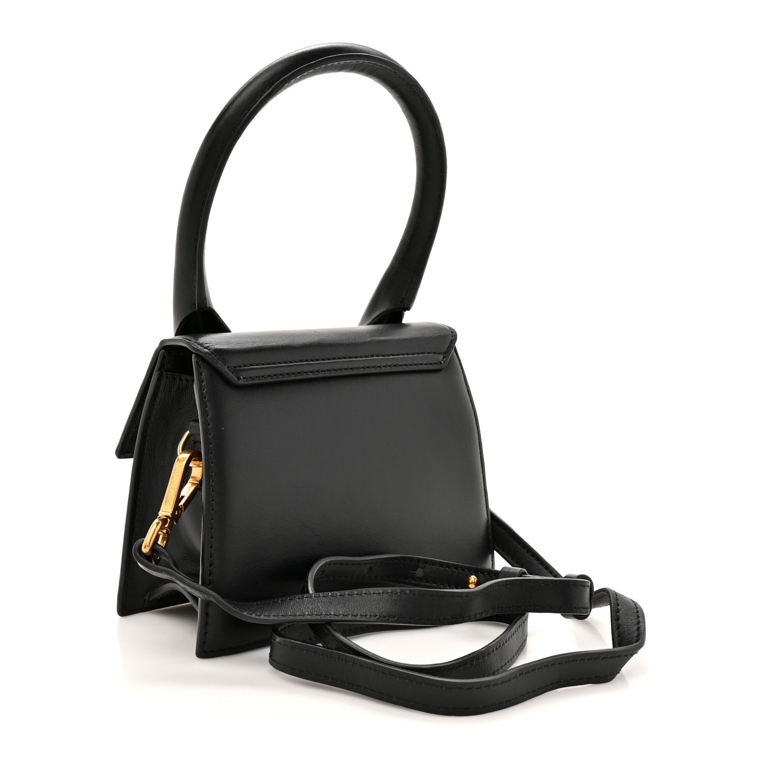 Smooth Calfskin Le Chiquito Moyen Black