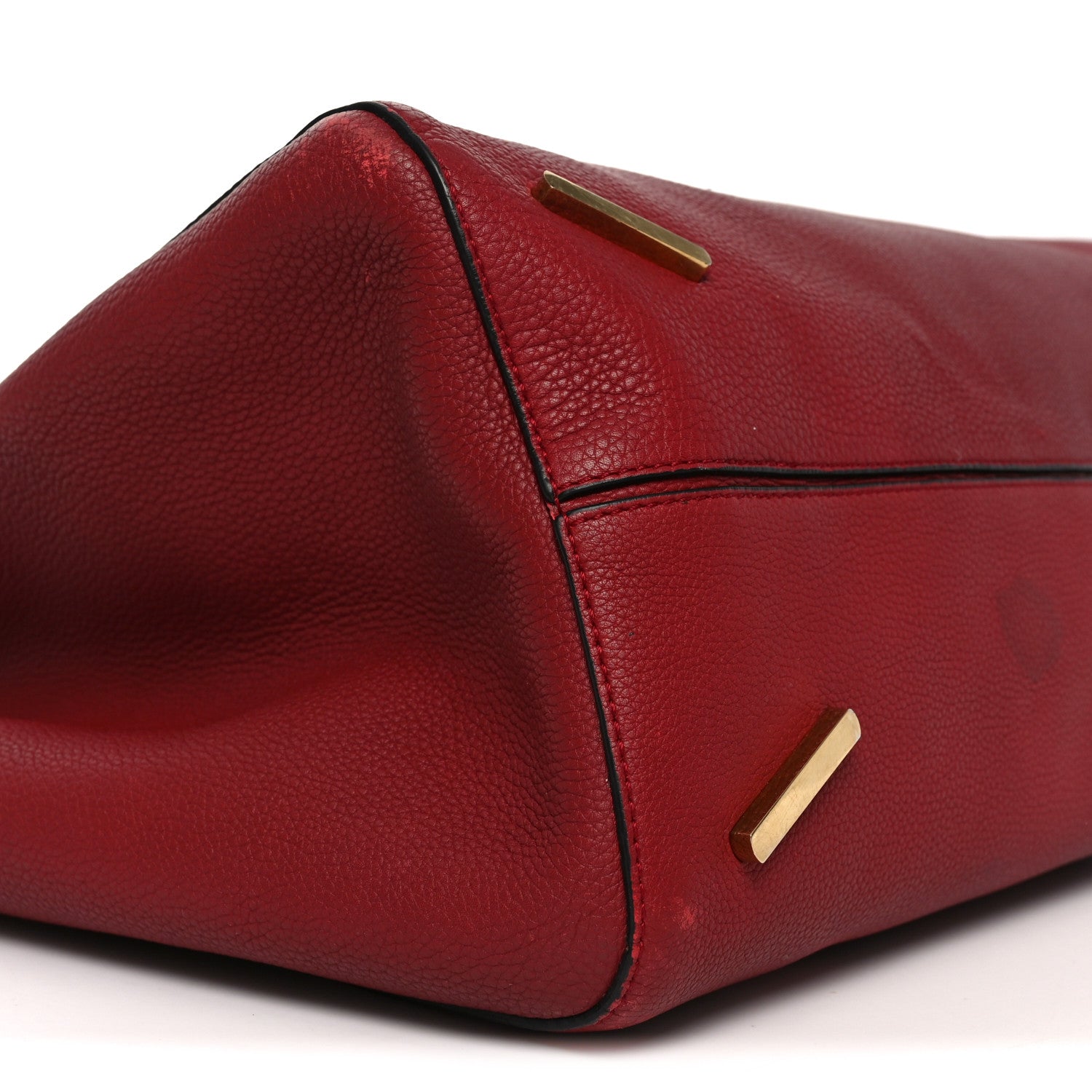 Calfskin Barcelona Tote Scarlet Red