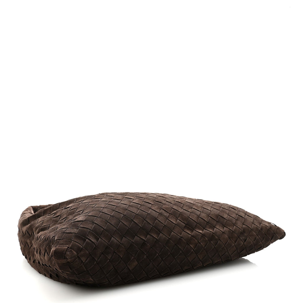 Suede Intrecciato Small Hop Fondant
