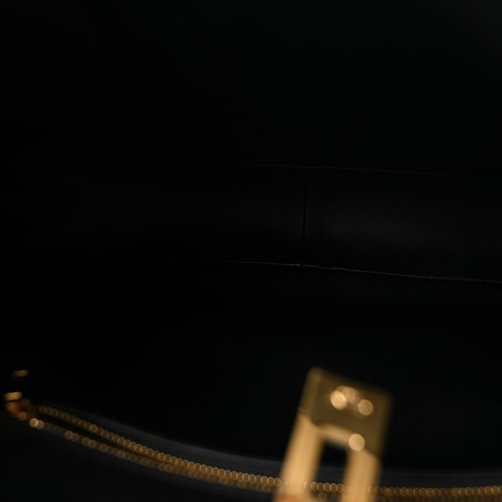 Smooth Calfskin Medium Camille 16 Soft Bag Black
