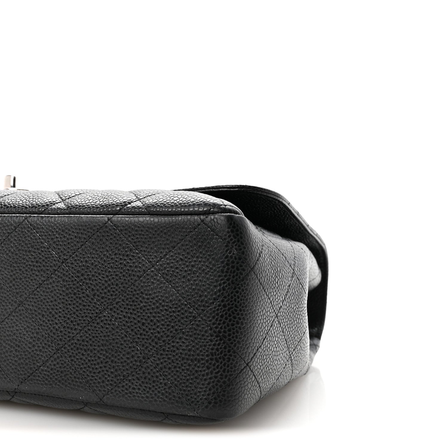 Caviar Quilted Jumbo Single Flap Black