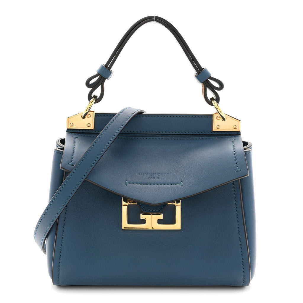 Calfskin Mini Mystic Shoulder Bag Navy