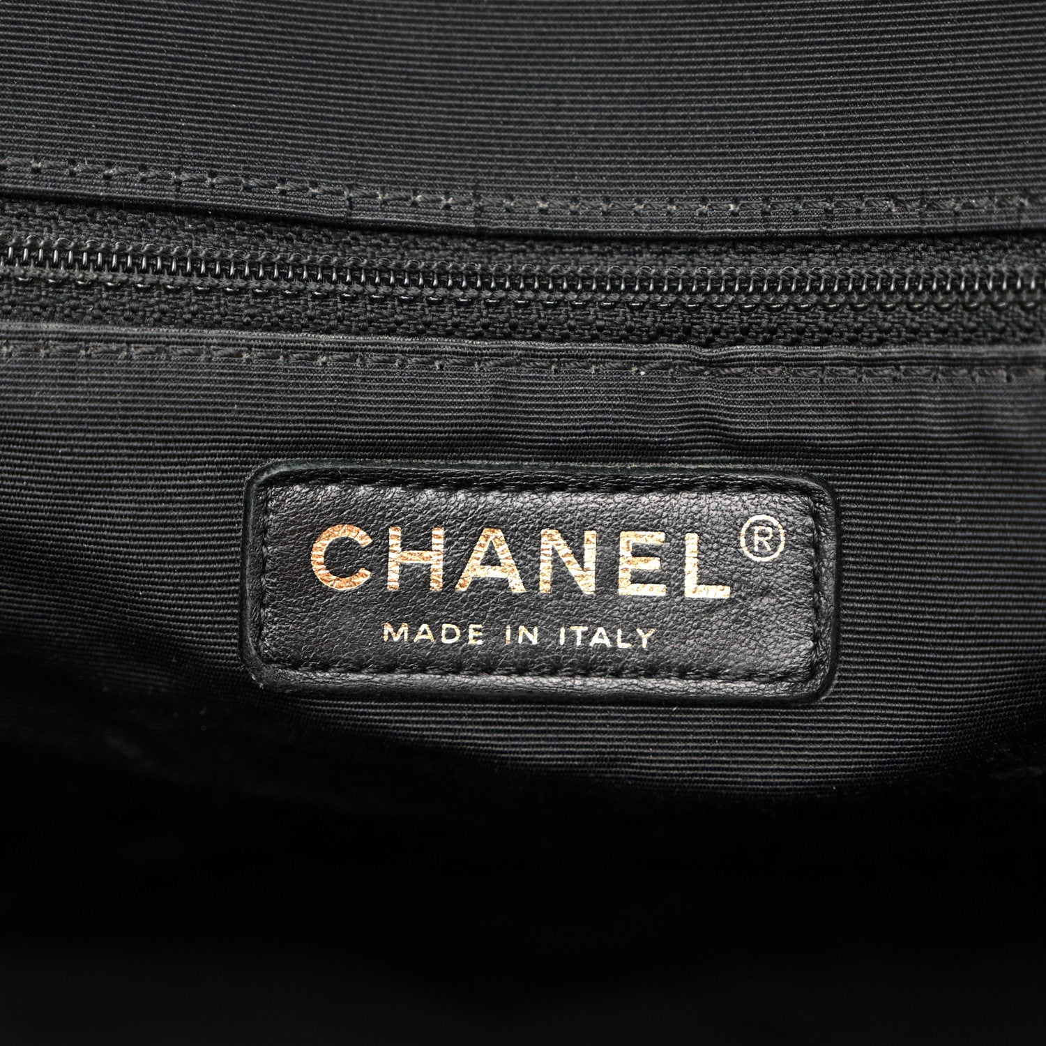 Lambskin Quilted Medium Elegant CC Flap Navy Black