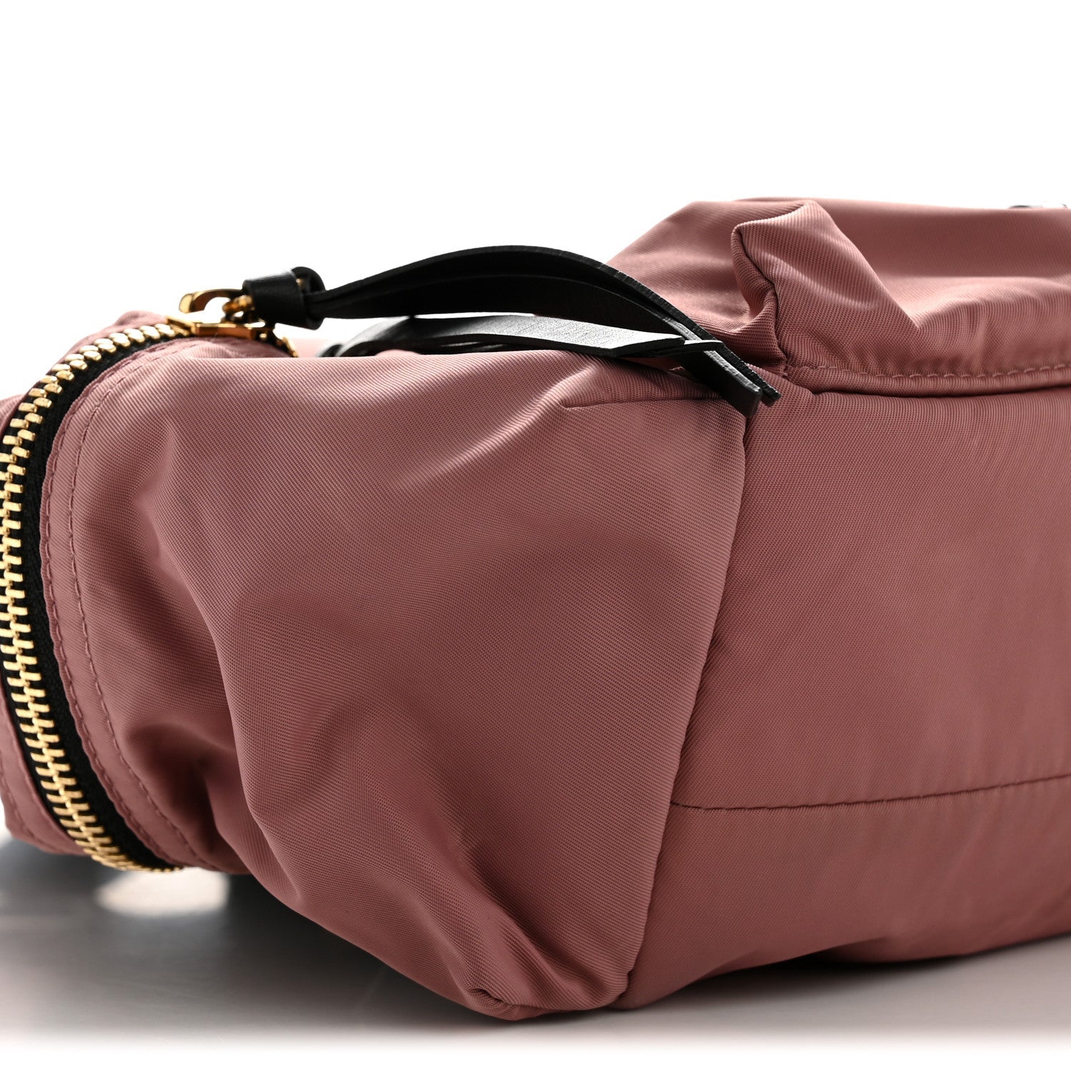 Nylon Medium Rucksack Backpack Mauve Pink