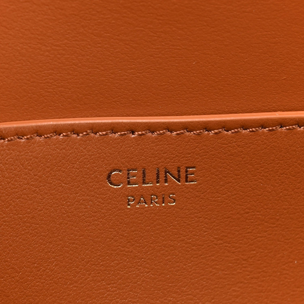 Smooth Calfskin Tabou Clutch On Strap Tan
