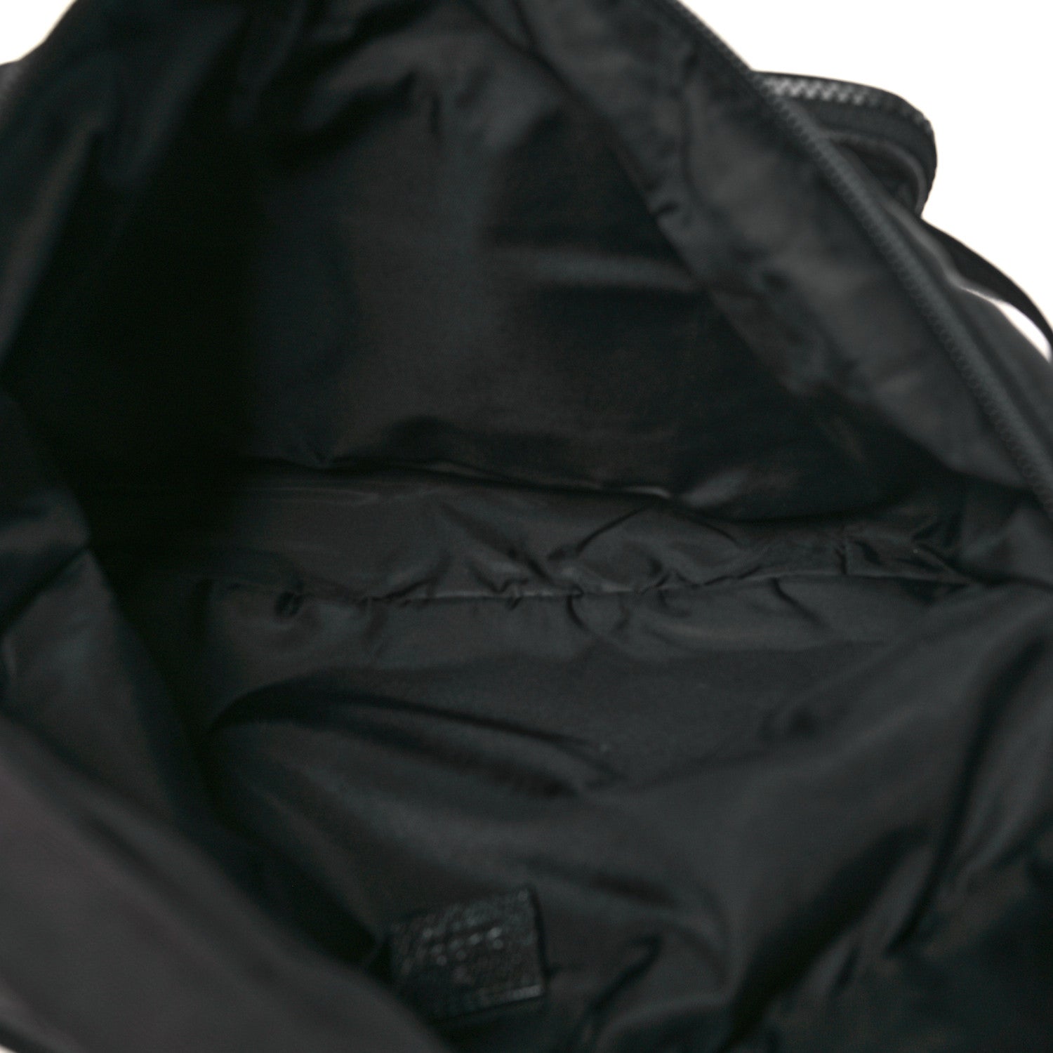 Nylon Retro Patch Convertible Belt Bag Black