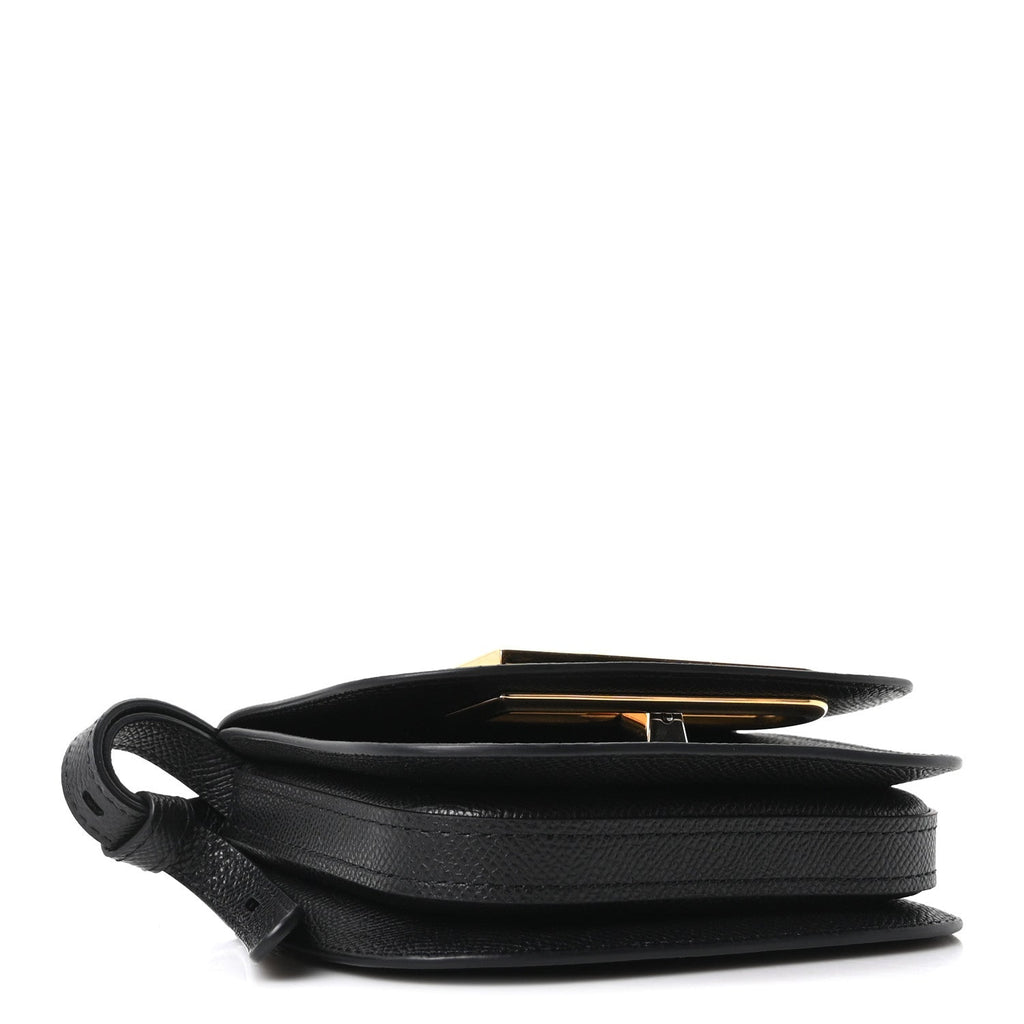 Alpina Calfskin Toy Lingot Crossbody Black
