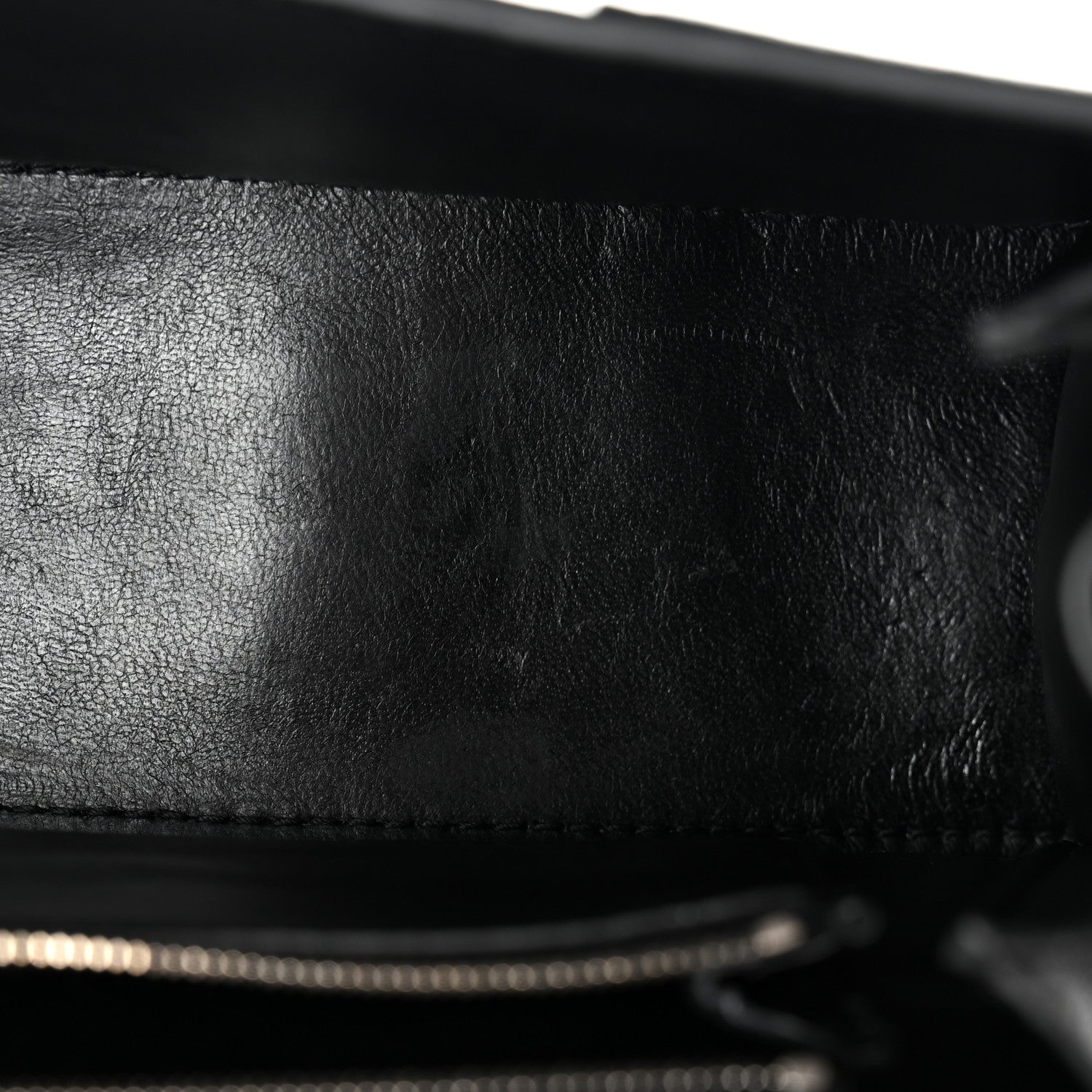 Grained Calfskin Small Hourglass Sling Shoulder Bag Black