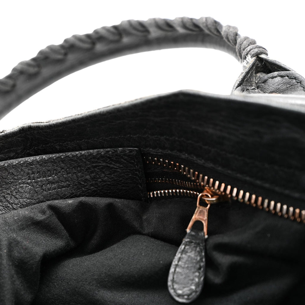 Agneau Giant 21 Rose Gold Hardware City Black