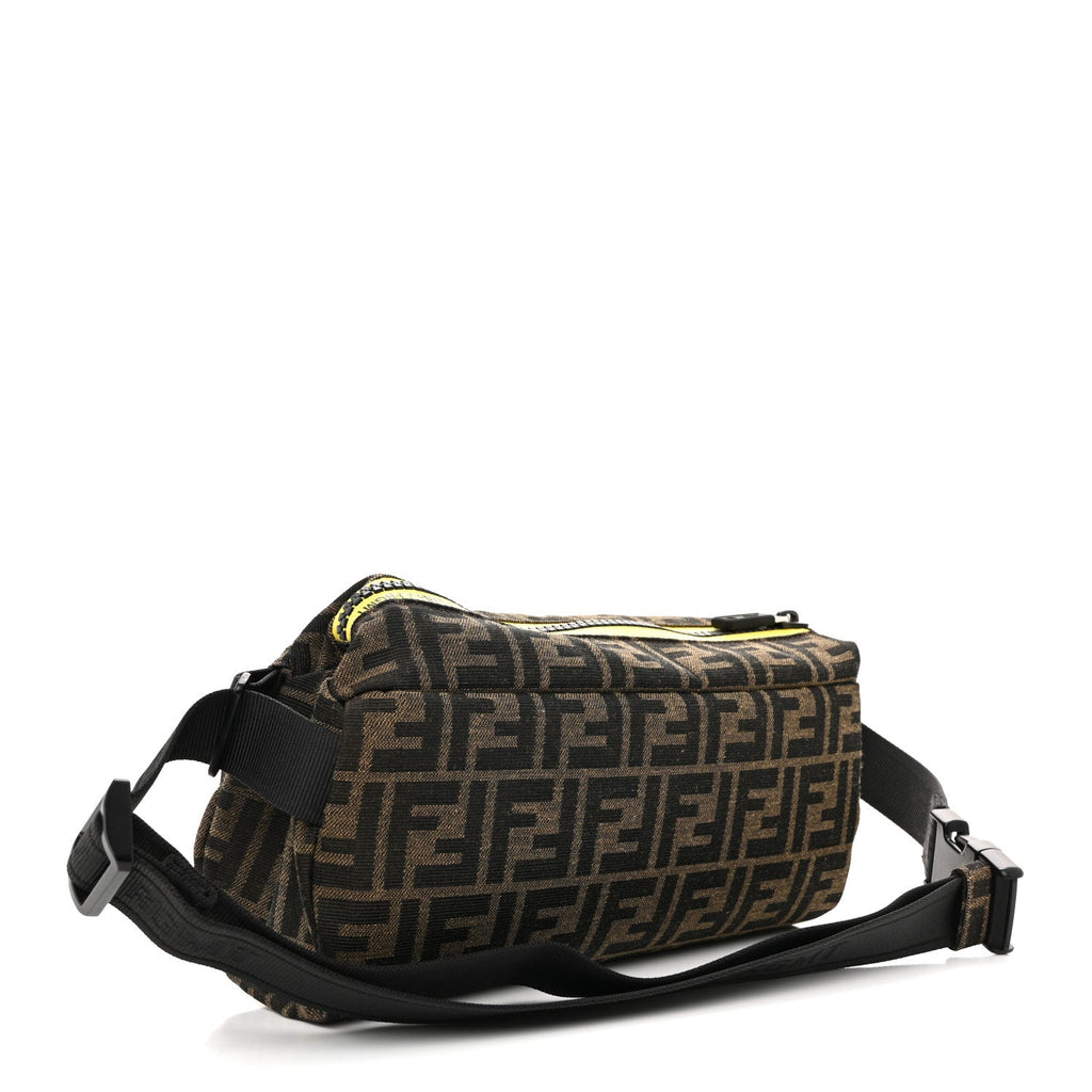 X FRGMT Fabric FF 1974 Embossed Belt Bag Tobacco Moro Black White