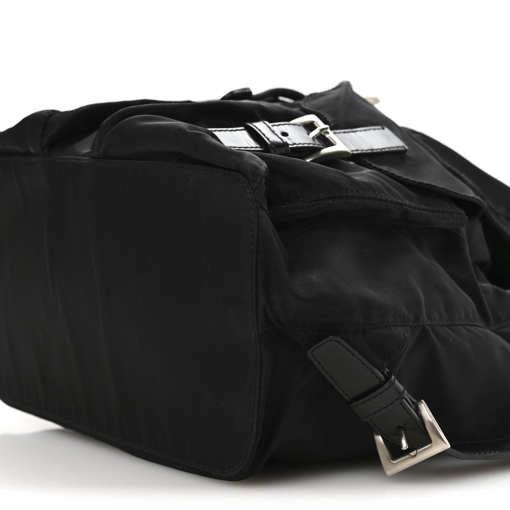 Tessuto Nylon Vela Small Backpack Black