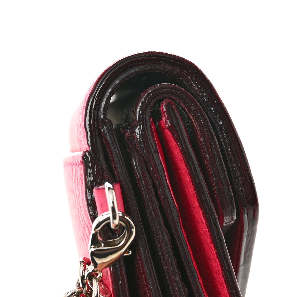 Bullcalf Diorissimo Envelope Wallet Rose Passion